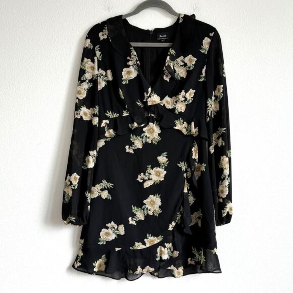 Bardot Catalina Mini Dress 8/M‎ Dark Coquette Modern Romantic Whimsigoth Floral